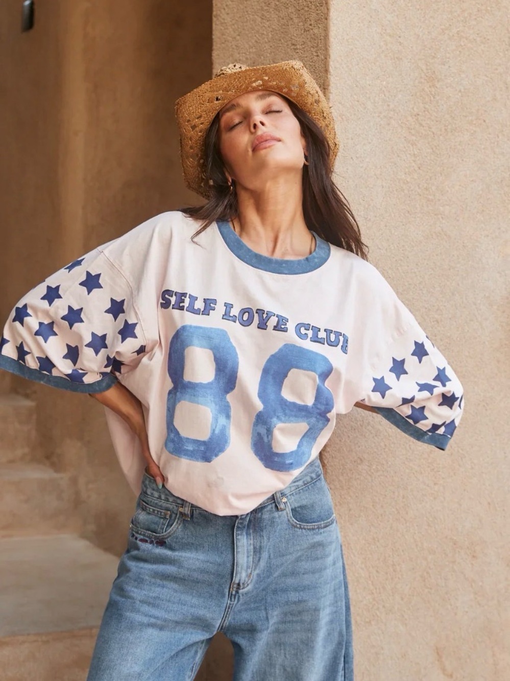 NWT! Sabbi The Very Oversized You Cute Tee Pink ~ Long